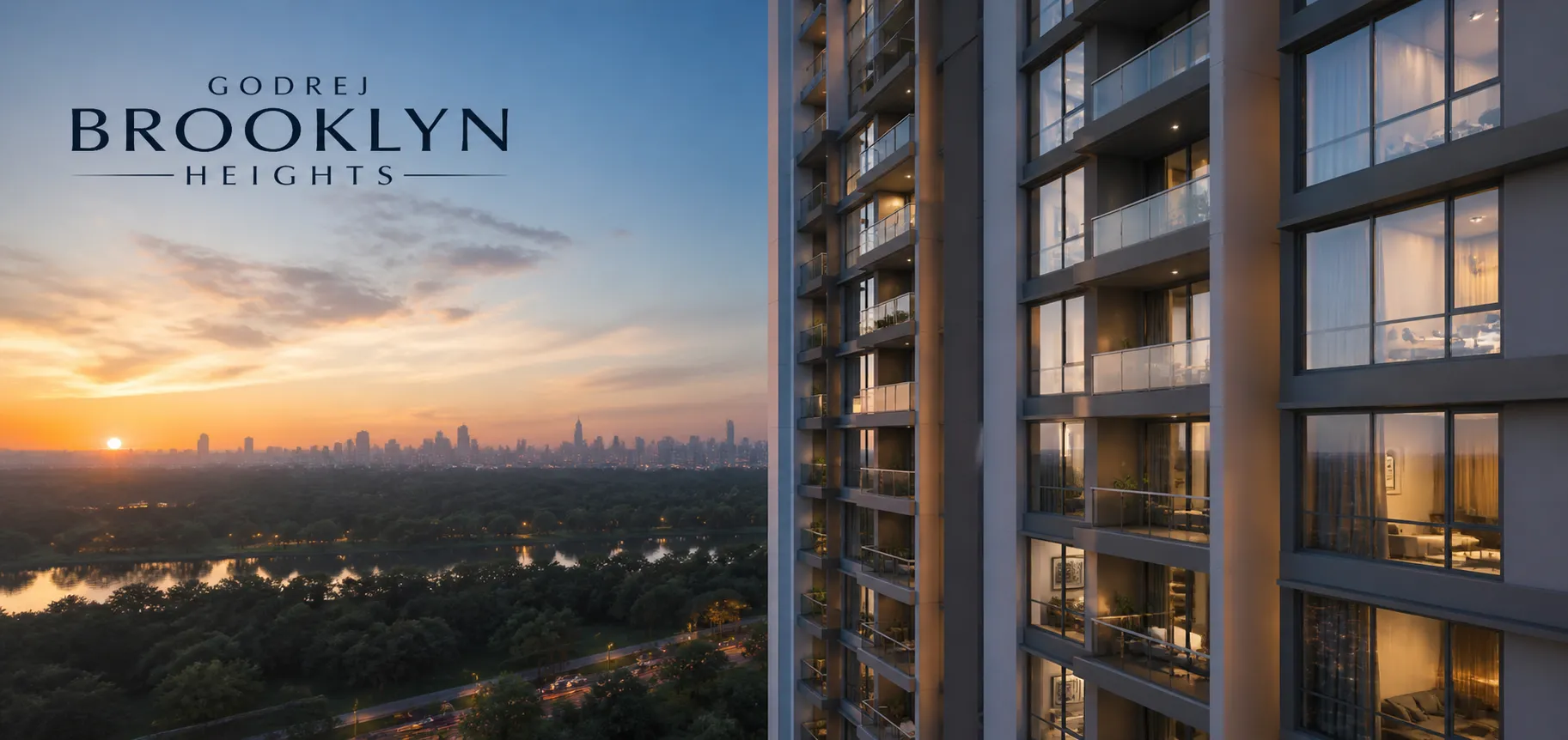 Godrej Brooklyn Heights Aerial View Godrej Brooklyn Heights Aerial View